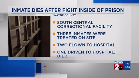 1 inmate dead, 2 others injured following fight at Wayne County prison
