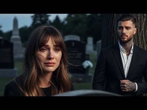 She Was Crying at the Mafia Boss’s Grave — Not Knowing He’s Alive and Watching Her