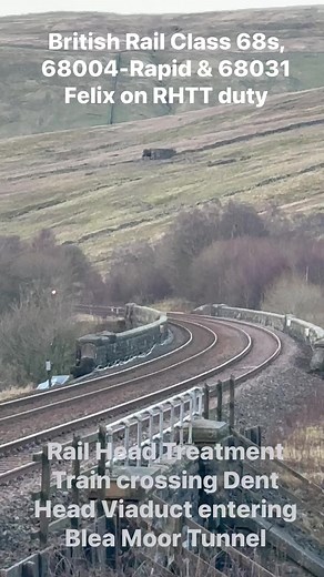 It’s not been a bad day today folks even some blue sky and sunshine! RHTT heading south, cleaning the track with high pressure water jets. | North Yorkshire Weather Updates