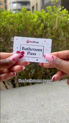 Strict Bathroom Policy at School? Try the RedDrop Bathroom Pass!