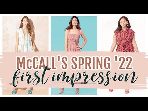 Review: McCall's Spring 2022 Sewing Patterns