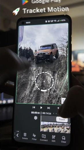 Testing my motion tracking video editor app for Android using video from: renizelengorova (TikTok)