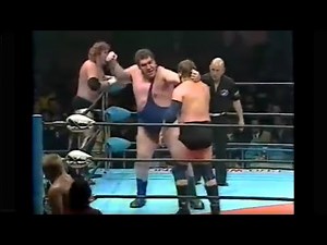 Andre The Giant & Funks vs Stan Hansen & Spivey 1990 12 01