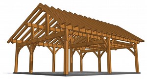 26x30 Heavy Timber Workshop