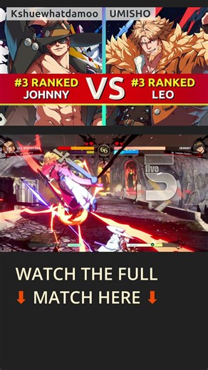 Kshuewhatdamoo (Rank-3 Johnny) vs UMISHO (Rank-3 Leo)