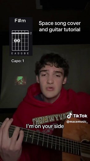 Space Song Cover and Guitar Tutorial with Chords