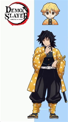 Demon Slayer Characters wearing Zenitsu's Haori #kimetsunoyaiba #demonslayer #kny #zenitsu #tanjiro