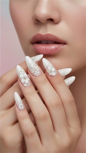 Spring Nails 2026 🌷 Easy Floral Nail Art for Beginners | Cute Pastel Nail Design #tending #shorts