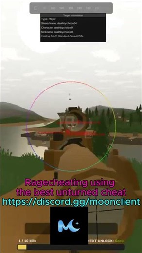 RAGE CHEATING USING THE BEST UNTURNED CHEAT !!! discord.gg/moonclient #cheats #roblox #dahood