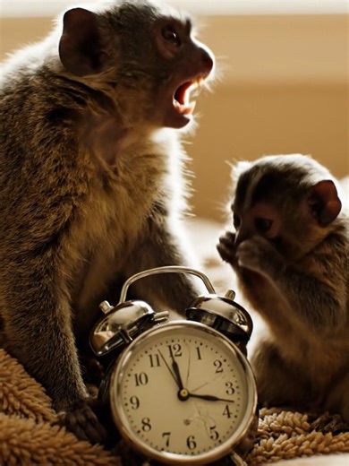 🐒 Baby Monkey Playing with Clock | Cute Monkey Moments 😄 Watch this adorable baby monkey jokingly play with his clock while his monkey dad looks on! From silly gestures to playful antics, it’s pure cuteness overload. Every reaction is heart-melting and makes you smile uncontrollably. Perfect for a quick laugh and a dose of animal humor. This tiny prankster proves that monkeys really know how to have fun! #BabyMonkey #MonkeyPranks #CuteAnimals #ViralTikTok #funnyanimalmoments