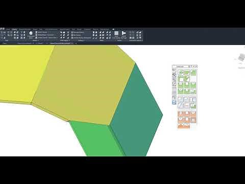 Create a miter on a folded plate (Advance Steel)