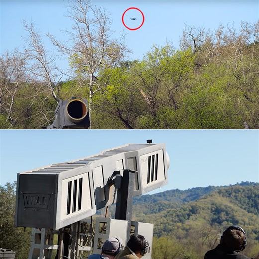 YouTuber Uses World's Largest Vortex Cannon to Shoot Down Drone