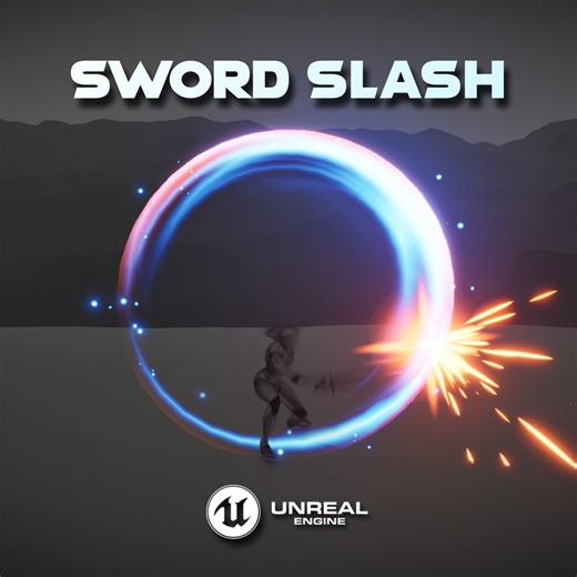 Unreal Engine 5 - Sword Slashes - Niagara, Gabriel Aguiar