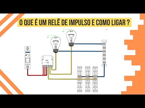 Como ligar um RELÊ DE IMPULSO ?