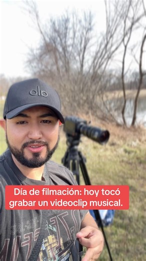 Día de filmación: hoy tocó grabar un videoclip musical.