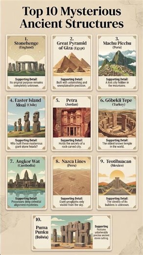 Top 10 Mysterious Ancient Structures