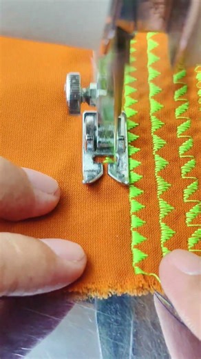 patterned stitching using a Janome sewing machine #sewing
