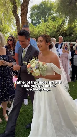 Rylie Shaw on Instagram: "The cartwheel fail mixed with all the sentimental clips is so funny to me hahaha @forlifewithlove @_monteleonemeadows_ #bride #father #wedding #cute"