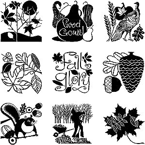 Inkadinkado Inchie Clear Stamps, Autumn Time