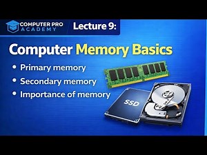 LECTURE 9: Computer Memory Basics