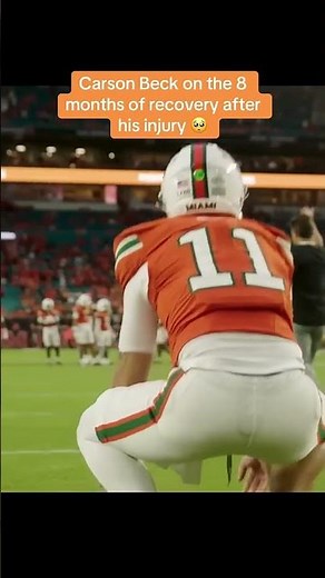 Carson Beck talks about his way of thinking during his injury recovery