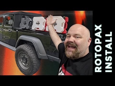 Installing Rotopax on my Jeep Gladiator