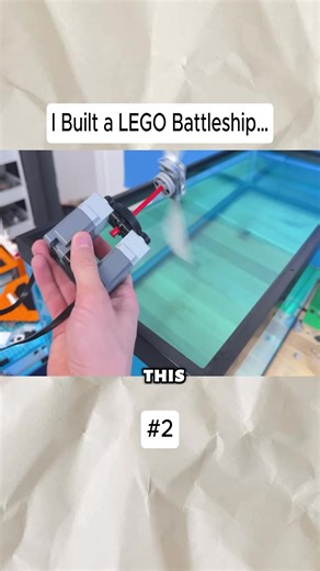 I built a Lego Battleship #build #lego #everyone