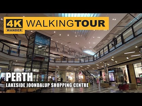 Lakeside Joondalup Shopping Centre Walking Tour in Perth, Australia (4K 60fps)