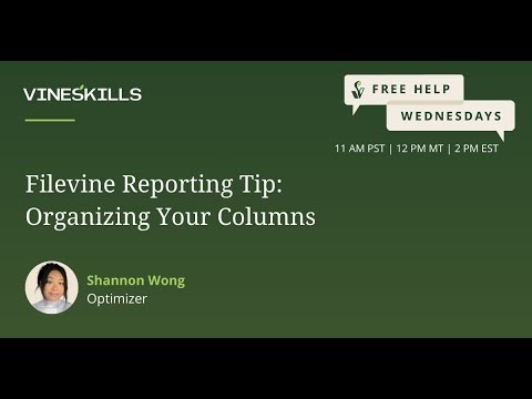 Filevine Reporting Tip: Organizing Your Columns