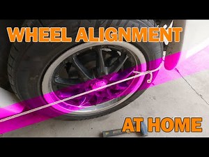 Wheel Alignment At Home With String
