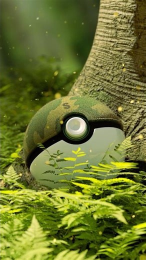 I Model EVERY Pokéball in 3D (Day 4: Safari Ball) #pokemon #blender #shorts