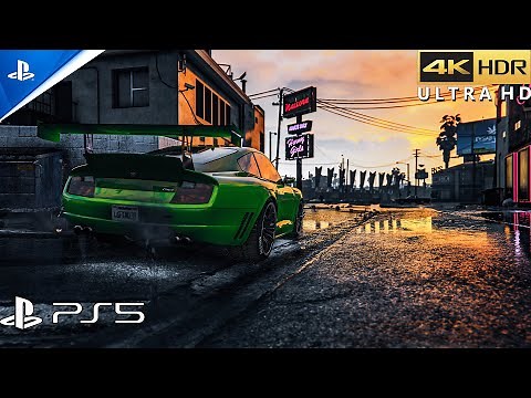 GTA 5 Remastered (PS5) 4K HDR Gameplay Ray Tracing (New Update Graphics)