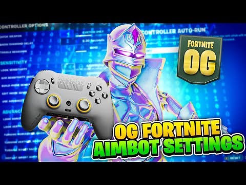 *NEW* BEST Aimbot Controller Settings For Fortnite Season OG! (BEST XBOX/PS4 Sensitivity)