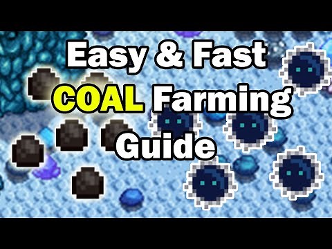 Getting Coal in Stardew Valley - Fast Coal Farming Guide