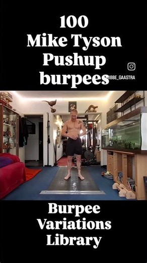 #25 100 Mike Tyson Pushup Burpees | 200 Pushups | "Unbroken" | 12:55 | Burpee Variations Library