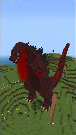 Shin Godzilla Addon Minecraft PE #Minecraft #mcpe #shingodzilla #godzilla