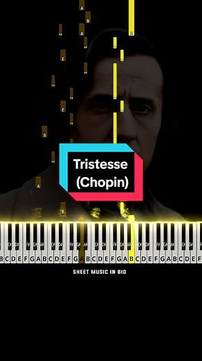Tristesse Chopin Piano Tutorial | Medium Difficulty