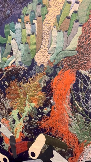 Galerie Chevalier Parsua on Instagram: "« I dreamt of you in Colors » OTOBONG NKANGA Exceptionnelle rétrospective de l’artiste nigériane au Musée d’Art Moderne de Paris. Une œuvre plurielle, engagée et poétique. FOCUS TEXTILE of course ! Ses peintures sont aussi très percutantes. Un hymne à la Nature fragile … remodelée par la main de l’Homme. À découvrir jusqu’au 22 février à Paris . . #Contemporaryart #womenartist #fiberart #nigeria #currentexhibition"