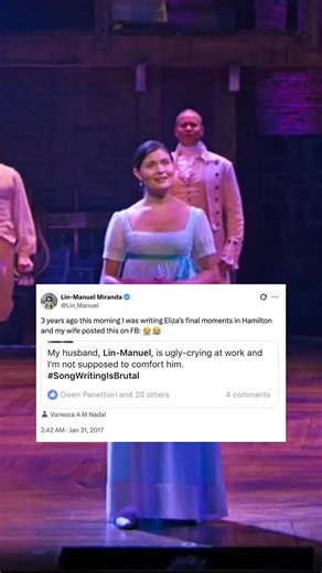 On this day in 2014, Eliza's final moments were penned. #Hamilton #Broadway #Musical #Theatre