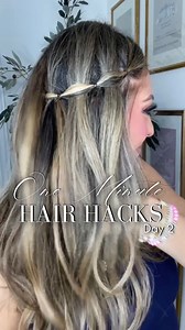 ✨Save the easiest waterfall braid tutorial for later!✨ One Minute Hair Hacks- Day 2🎀 Cute and easy hair hack for a quick and easy hairstyle!💕 Have you tried this hack yet?!?🫶 • • • #easyhairstyles #hairtutorial #hairstyle #hairhacks #valentineshair | Karla Kazemi