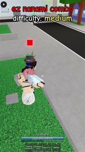 Nanami Medium Combo "ez nanami" 😴 #jujutsushenanigans