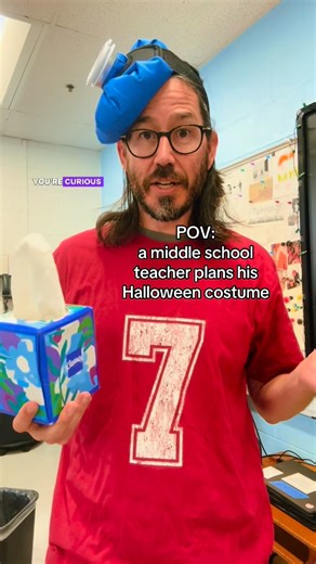 Jay Wamsted on Instagram: "Sick Seven is going to be all the rage I just know it #middleschool #67 #halloween #halloweencostume #teachergram #teachersofinstagram"