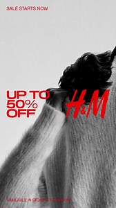 H&M End of Season Sale is here with up to 50% off on a wide range of trendy items. Whether you need stylish workwear, comfy travel outfits, or cozy loungewear, H&M has you covered. With a wide selection available, there's something for everyone. 📍 The promotion is valid on selected items until 10 Dec 2025 only. Shop now at H&M stores and th.hm.com | H&M