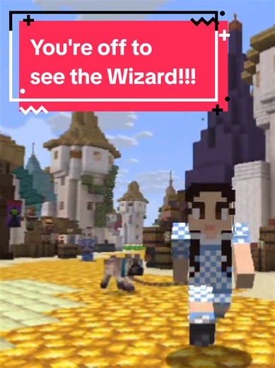 Hi all, just another recreation of a scene from Wicked : For Good 😄😁 as said the minecraft wicked / oz adventure map is available at www.patreon.com/thewizardofblocks for Java and Bedrock, PC and mobile, follow for updates on any potential lifts on limits occur in the near future. In the meantime enjoy this remake of Dorothy leaving Munchkinland / You're off to see the Wizard / Requiem for a Witch scene 💜💛💙❤️#arianagrande #wickedforgood #wickedmovie #emeraldcity #Minecraft