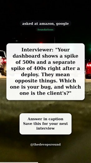 HTTP 5xx vs 4xx, whose fault is the error | DevOps interview