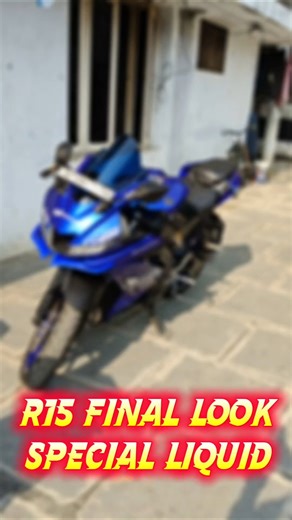 R15 final look|special liquid shining|viral#trending#r15v3#bike#repairing#youtube#shots#