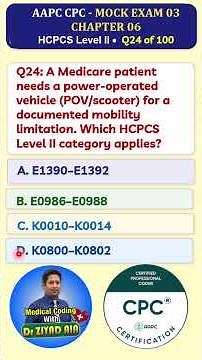 24 Pass the AAPC CPC Exam: HCPCS Power Mobility Coding Tricks! ⚡🏥