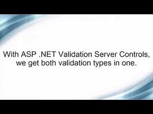 Introduction to ASP.NET Web Forms: Validation