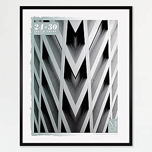 MCS Foundation 24x30 Poster Frame Traditional Black, Vertical & Horizontal Wall Hanging Large Picture Frame for Photos, Posters & Art Prints (1-Pack)