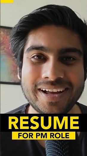 🤷🏻‍♀️ How to structure your #Resume for Product Interview? #shorts
